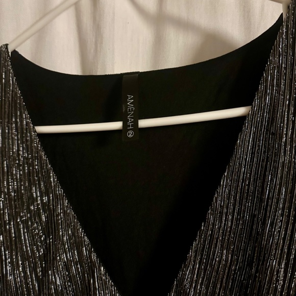 Shimmery silver party dress - Picture 2 of 2